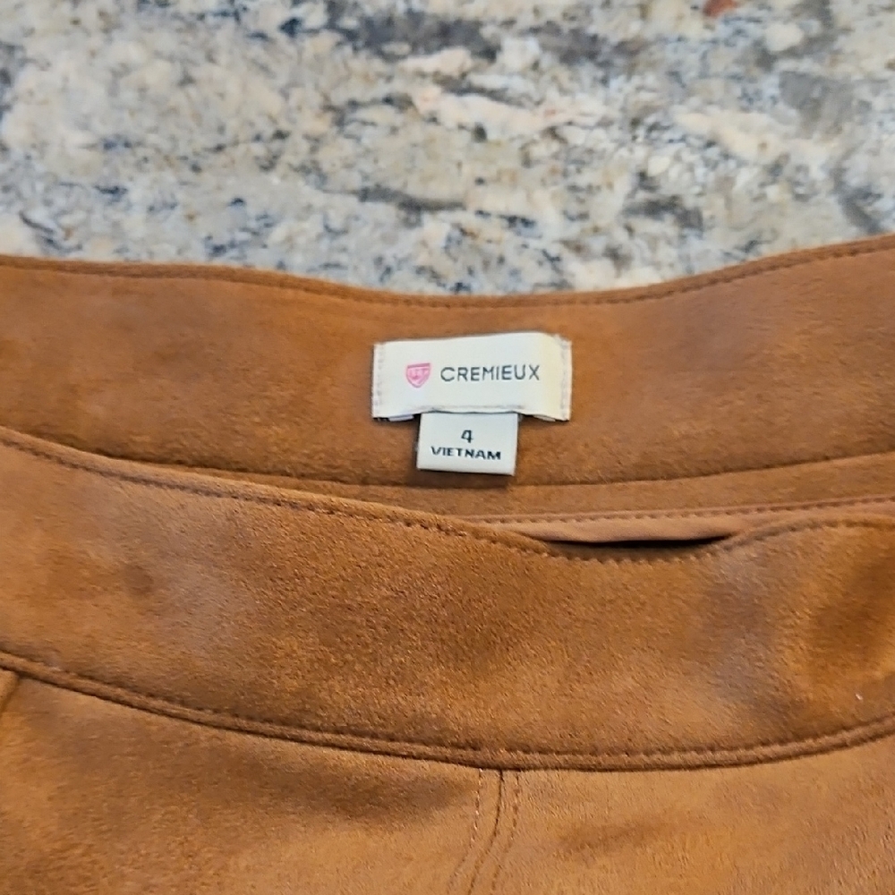 Daniel Cremieux Tan Midi Skirt